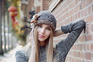 毛線帽子 毛線帽子