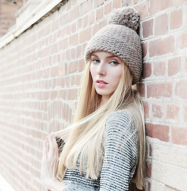 秋冬保暖又時髦，一頂針織帽就足夠！