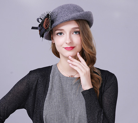 羊毛呢帽英倫小禮帽 羊毛呢帽英倫小禮帽