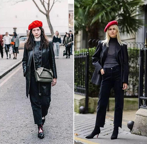 冬天穿大衣戴上這3款帽子，想不美都難！