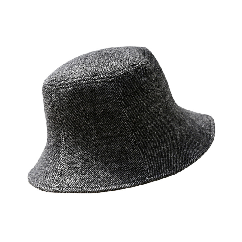 靈瓏 帽子女秋冬季漁夫帽女韓版潮日系時尚盆帽女保暖雙面布帽